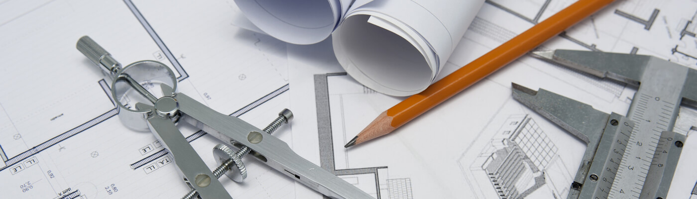 Architectural plans and drawing equipment